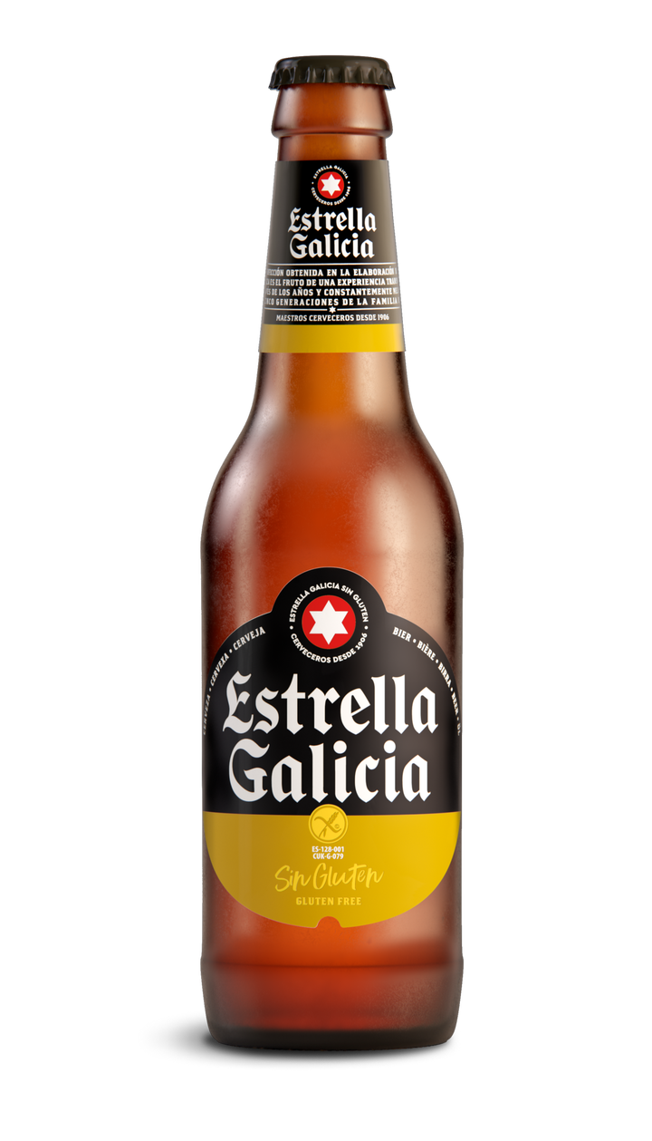 Botella Estrella Galicia sin Gluten