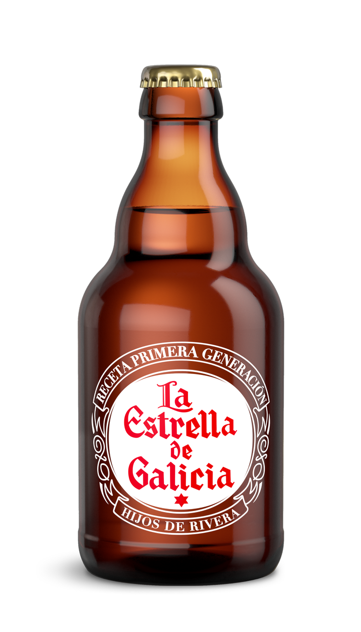 Botella la Estrella de Galicia