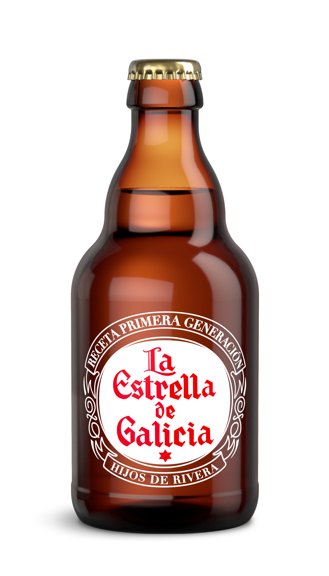 Botella la Estrella de Galicia