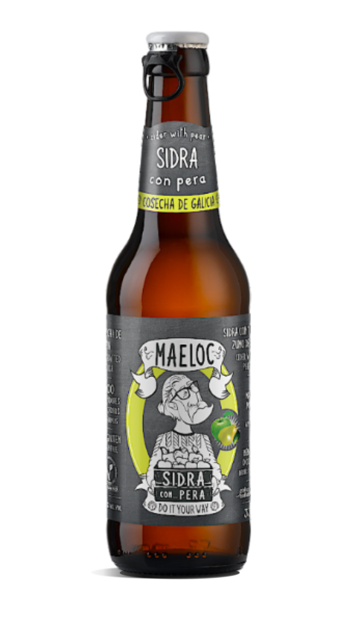 Botella Sidra con pera Maeloc